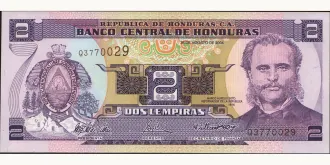 2 lempira 2004