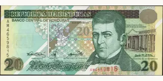 20 lempira 2000