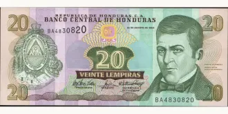 20 lempira 2004