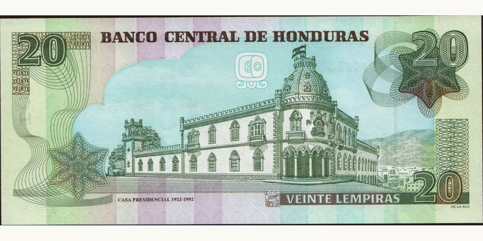 20 lempira Гондурас 2006 — Оборотная сторона