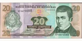 20 lempira 2006