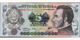5 lempira 1978