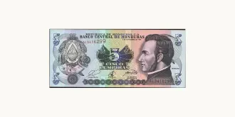 5 lempira 1998