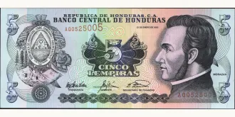 5 lempira 2003