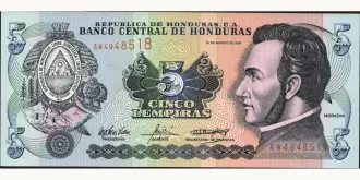 5 lempira 2004