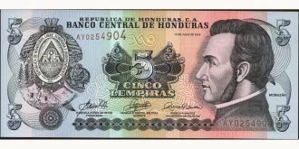 5 lempira 2006