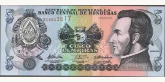 5 lempira 2010