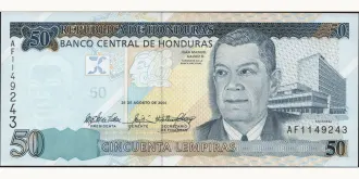 50 lempira 2004