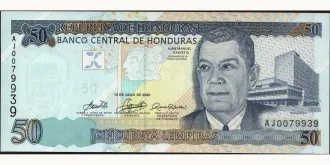 50 lempira 2006
