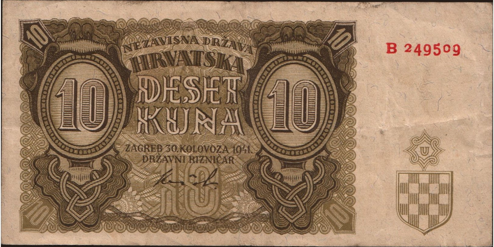 10 kuna 1941