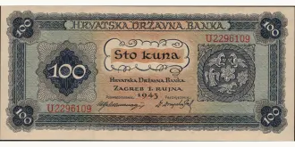 100 kuna 1943