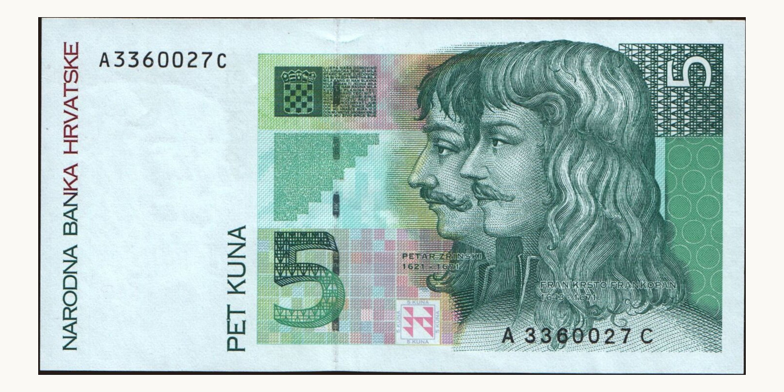 5 kuna 1993