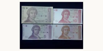25 dinars 1991