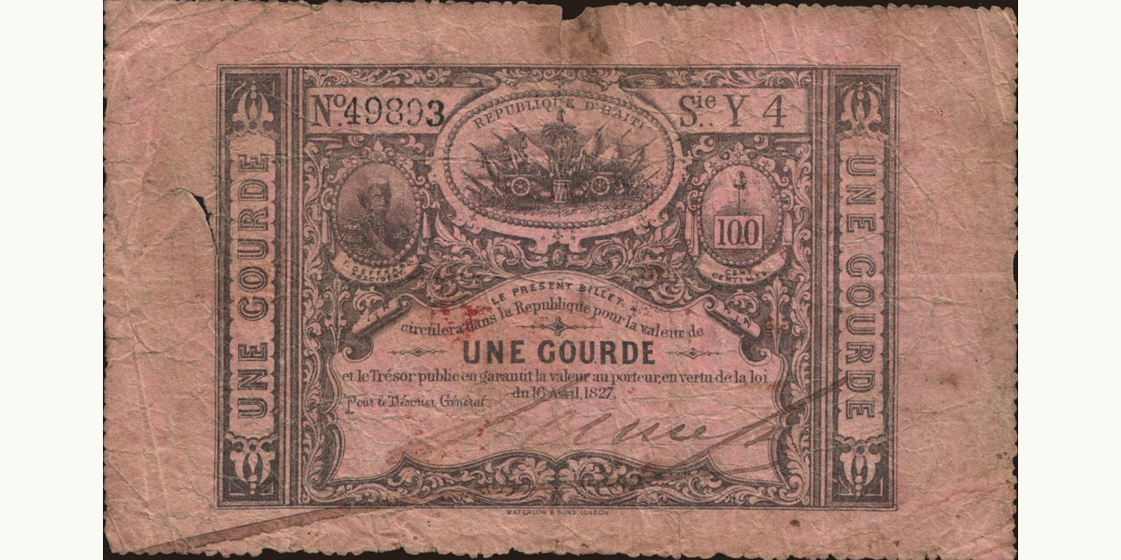 1 gourde 1827