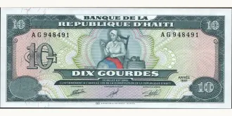 10 gourde 1991