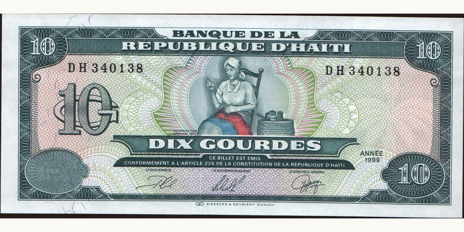 10 gourde 1999