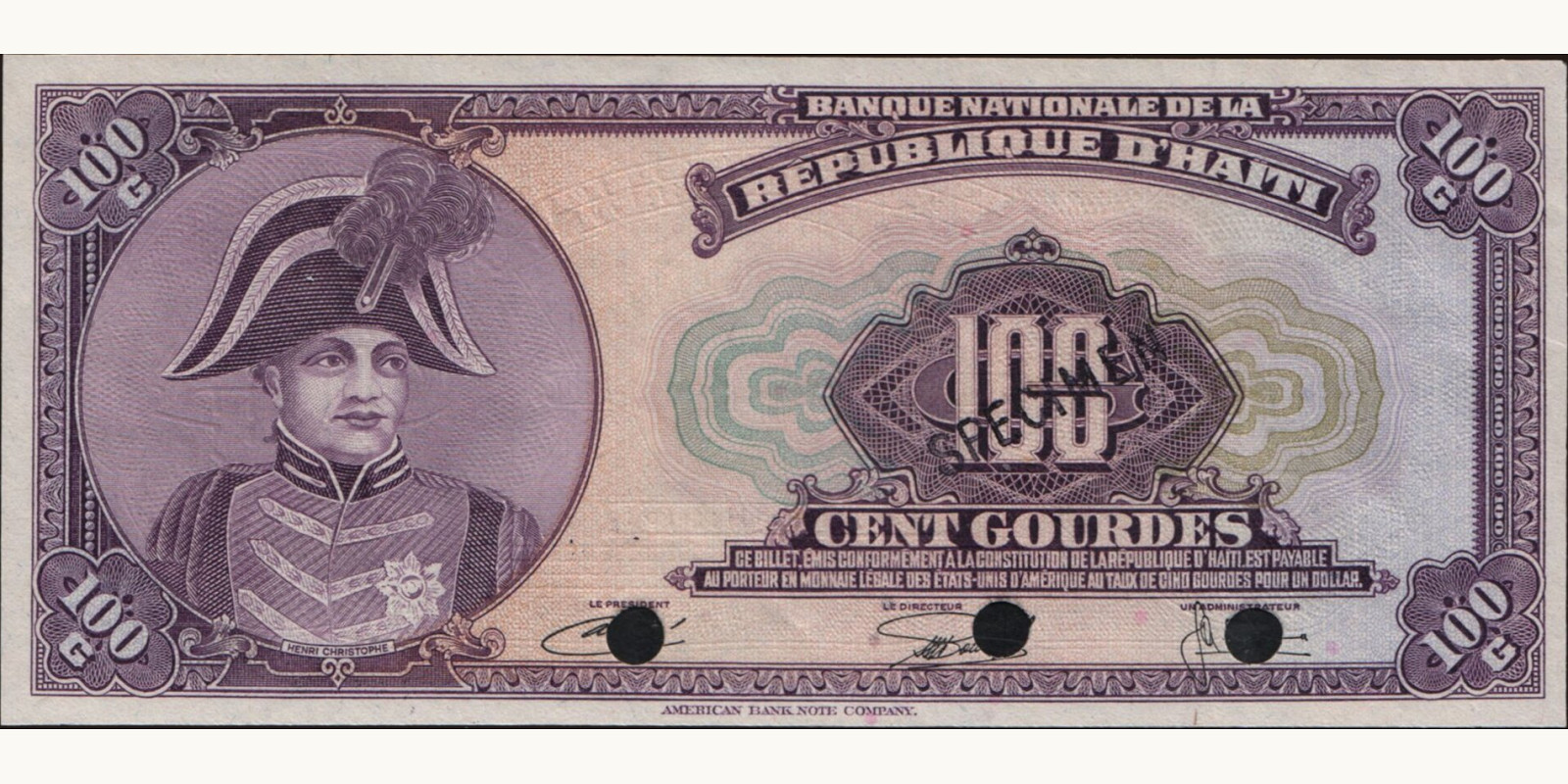 100 gourde 1973