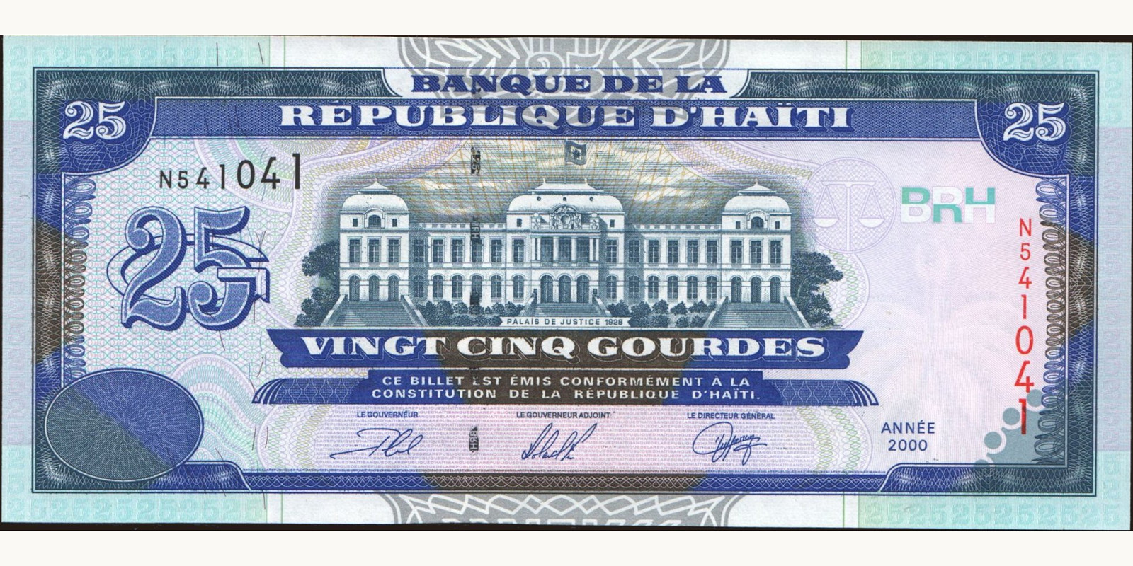 25 gourde 2000