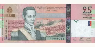 25 gourde 2004