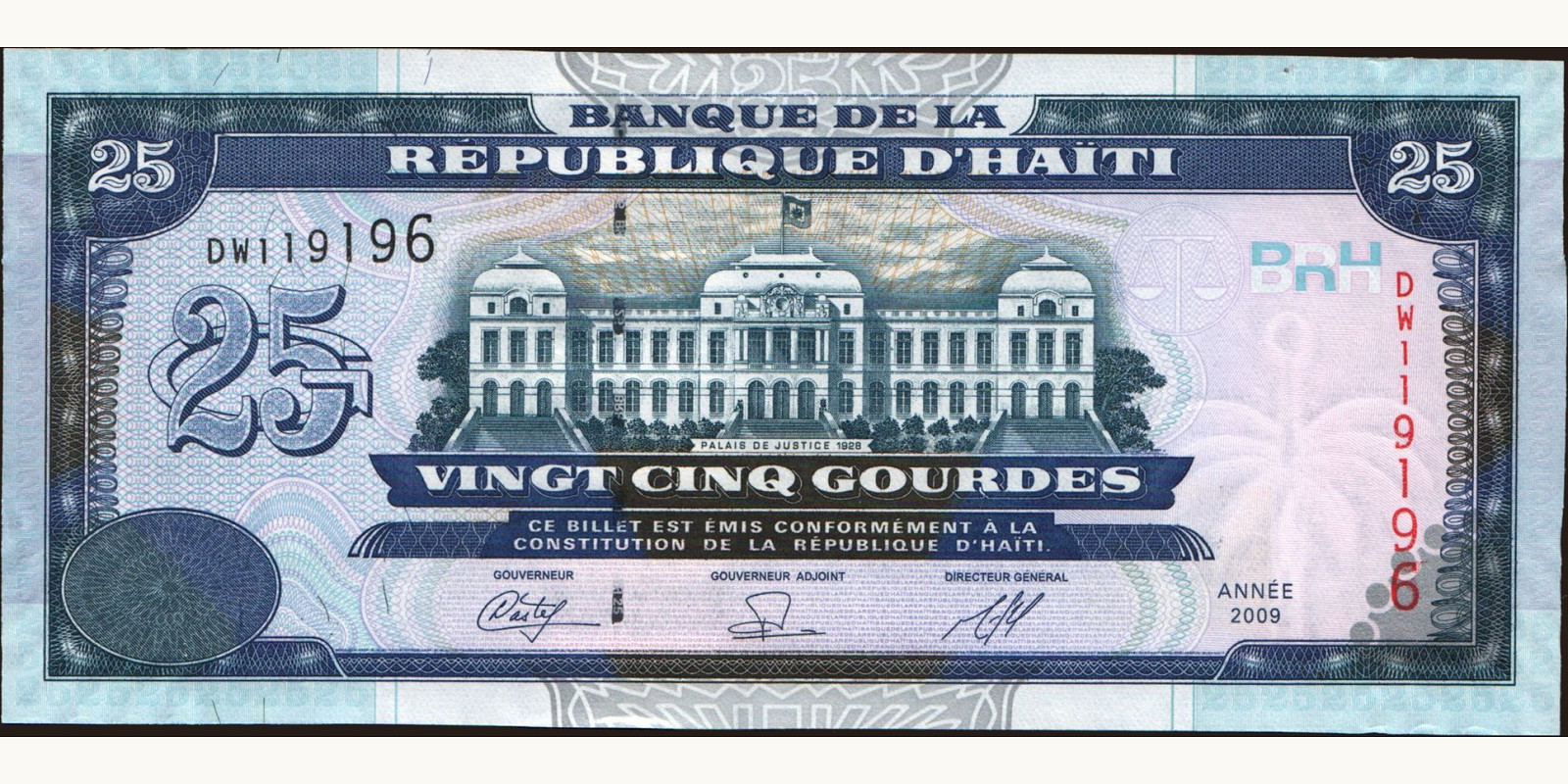 25 gourde 2009