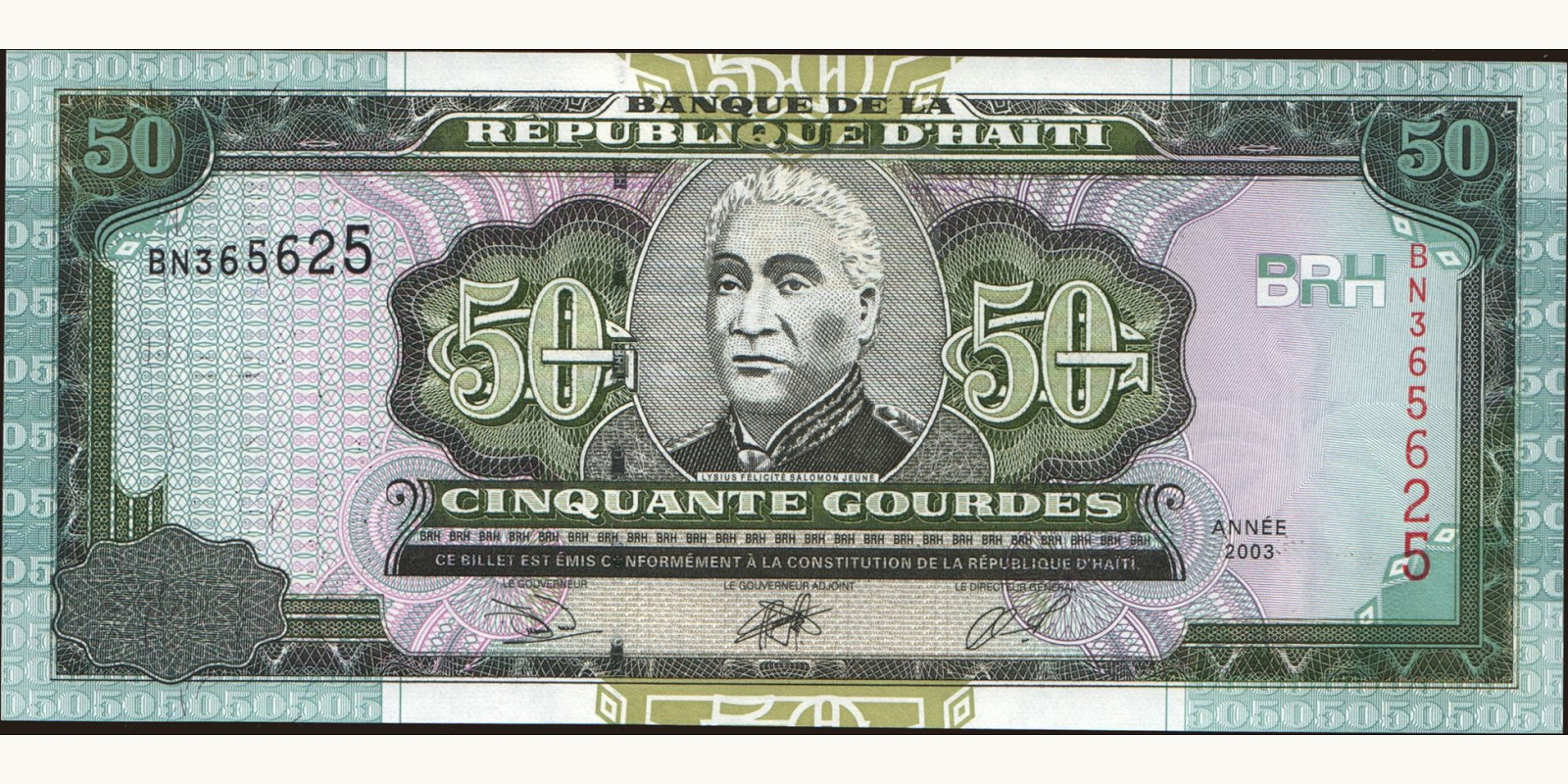 50 gourde 2003