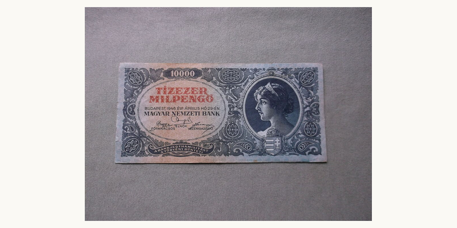 10000 mil  pengo 1946