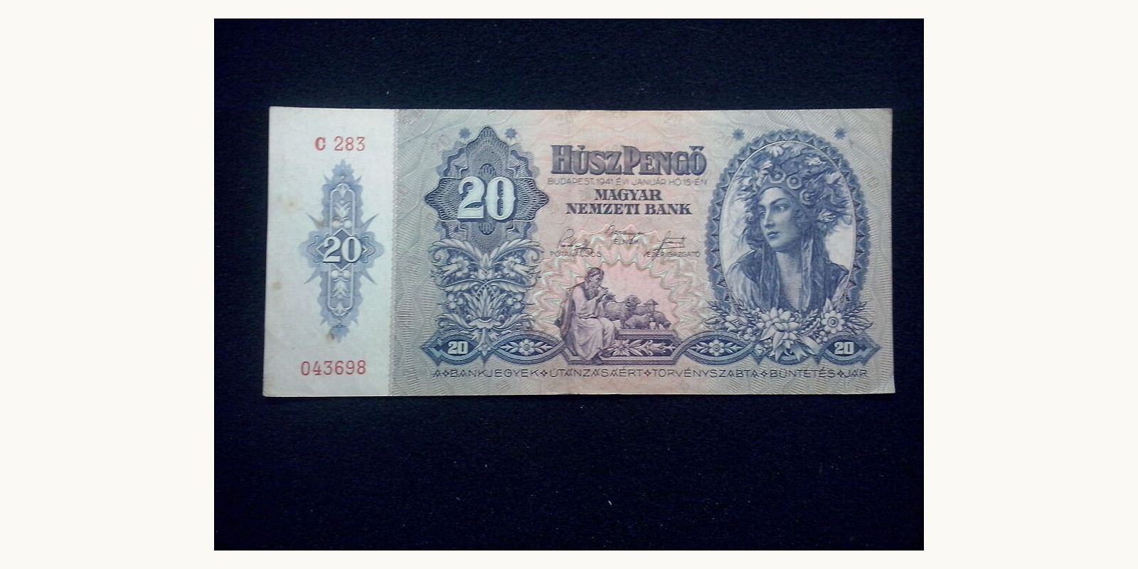 20 pengo 1941