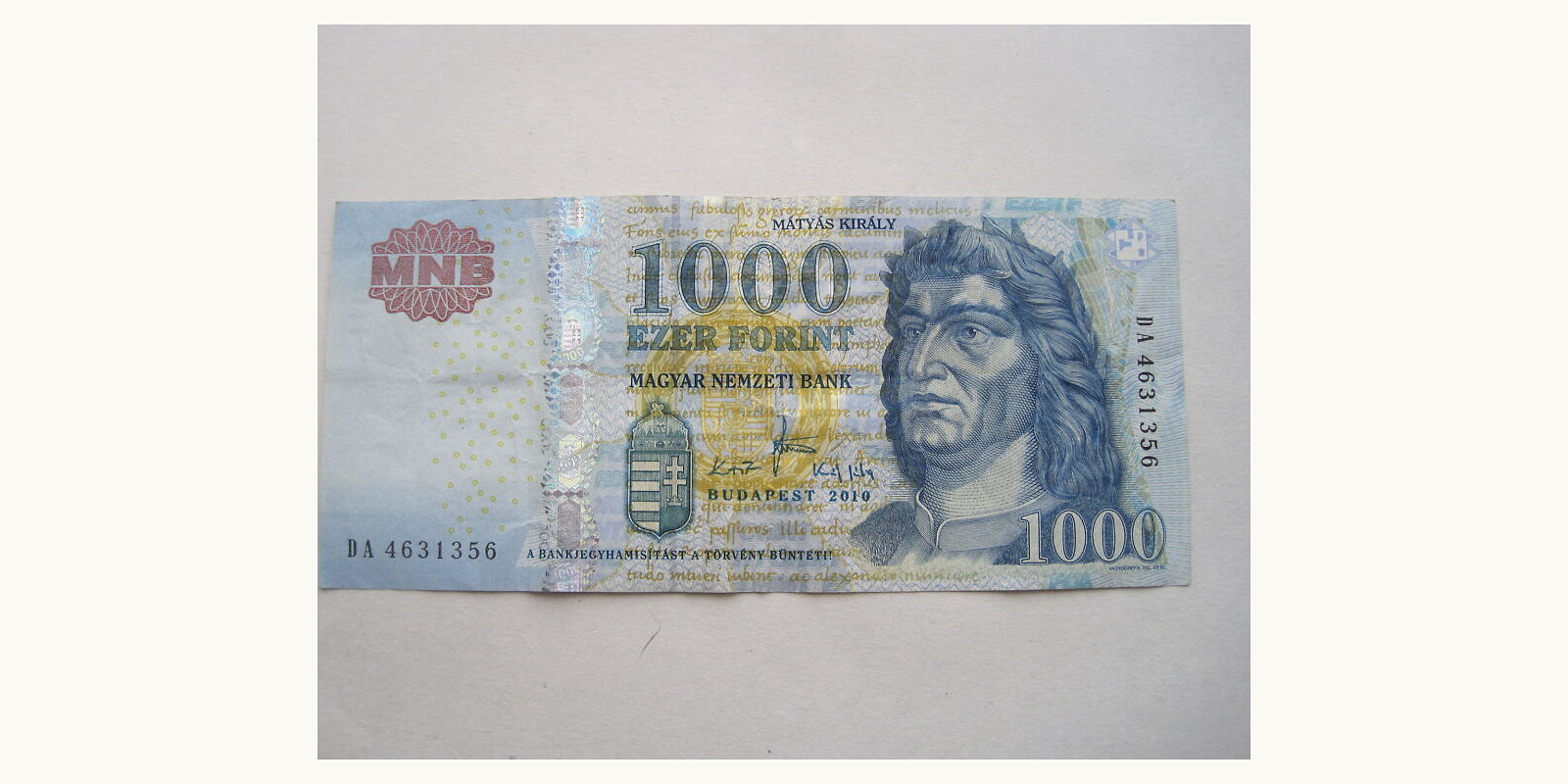 1000 forints 2010