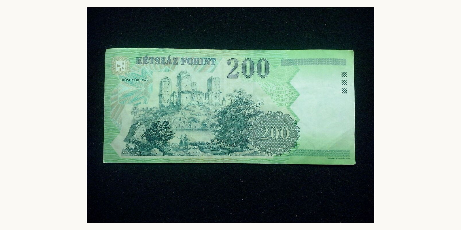 200 forints Hungary 2007 — Back side
