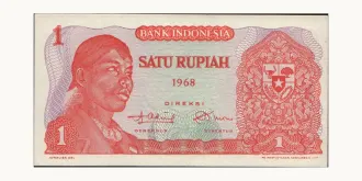 1 rupiah 1968