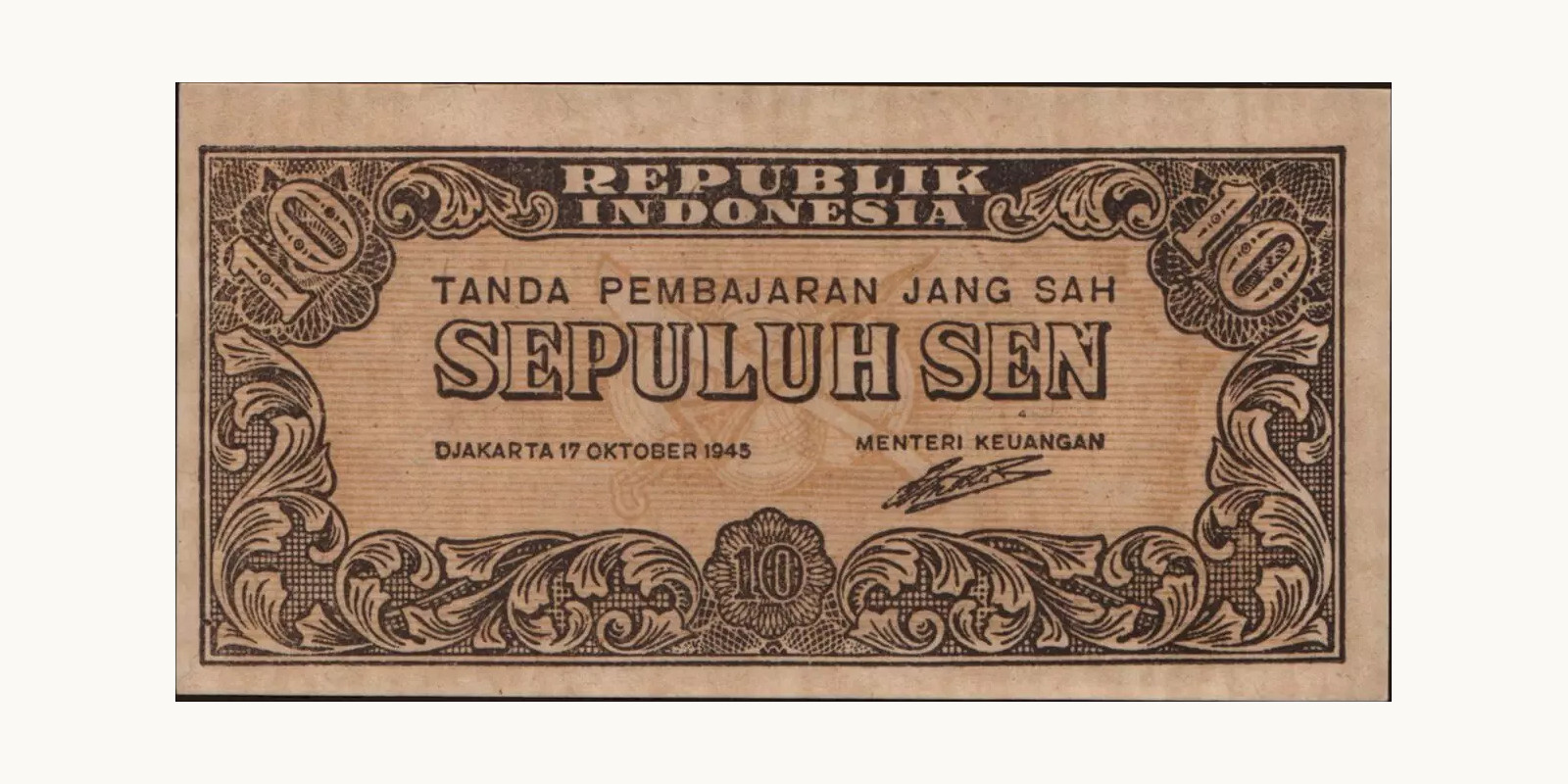 10 sen 1945