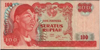 100 rupiah 1968