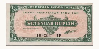 1/2 rupiah 1945