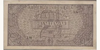 2 1/2 rupiah 1947