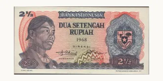 2 1/2 rupiah 1968