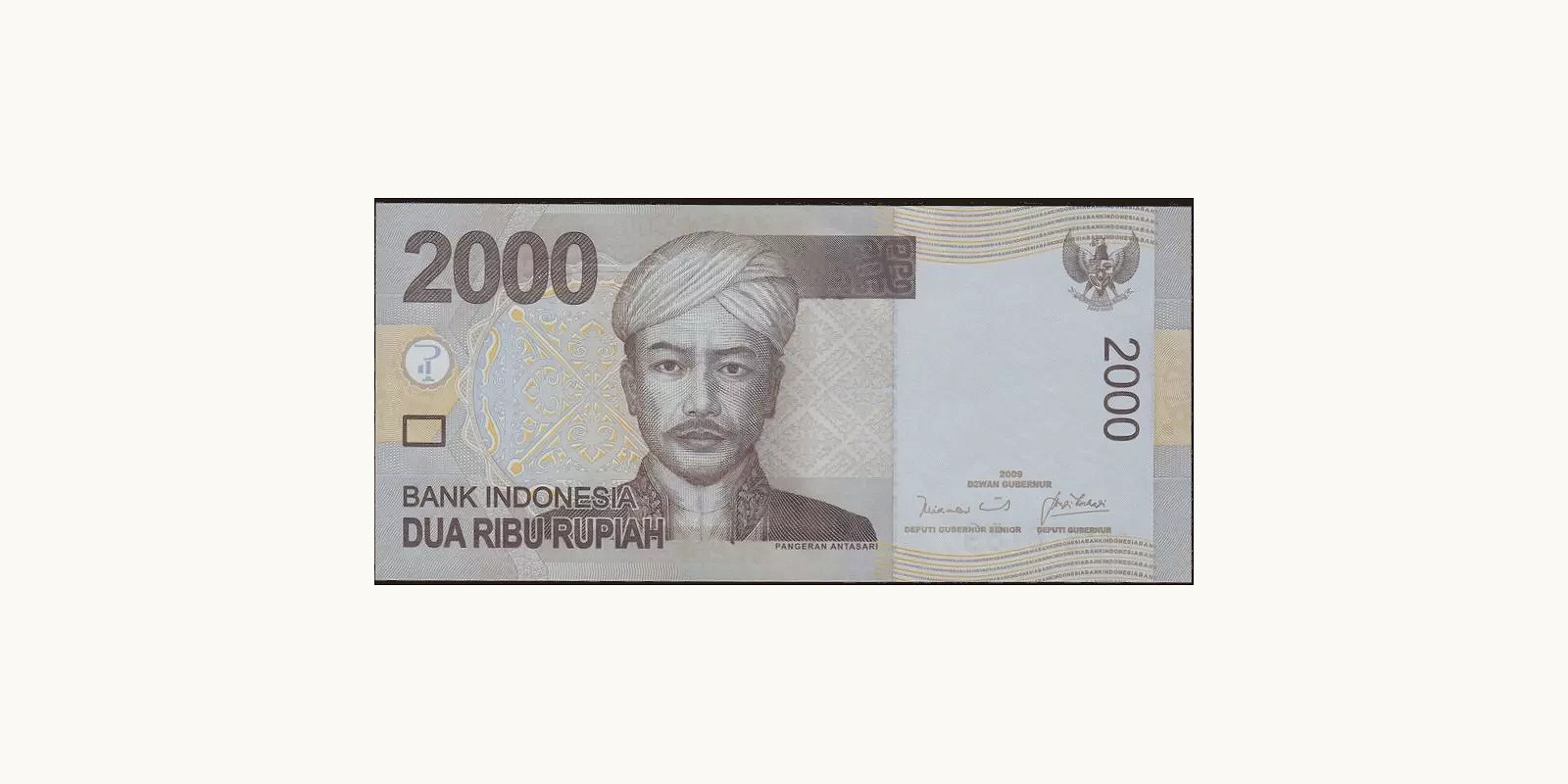2009 rupiah Indonesia 2000 — Front side