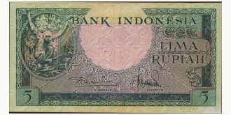 5 rupiah 1957