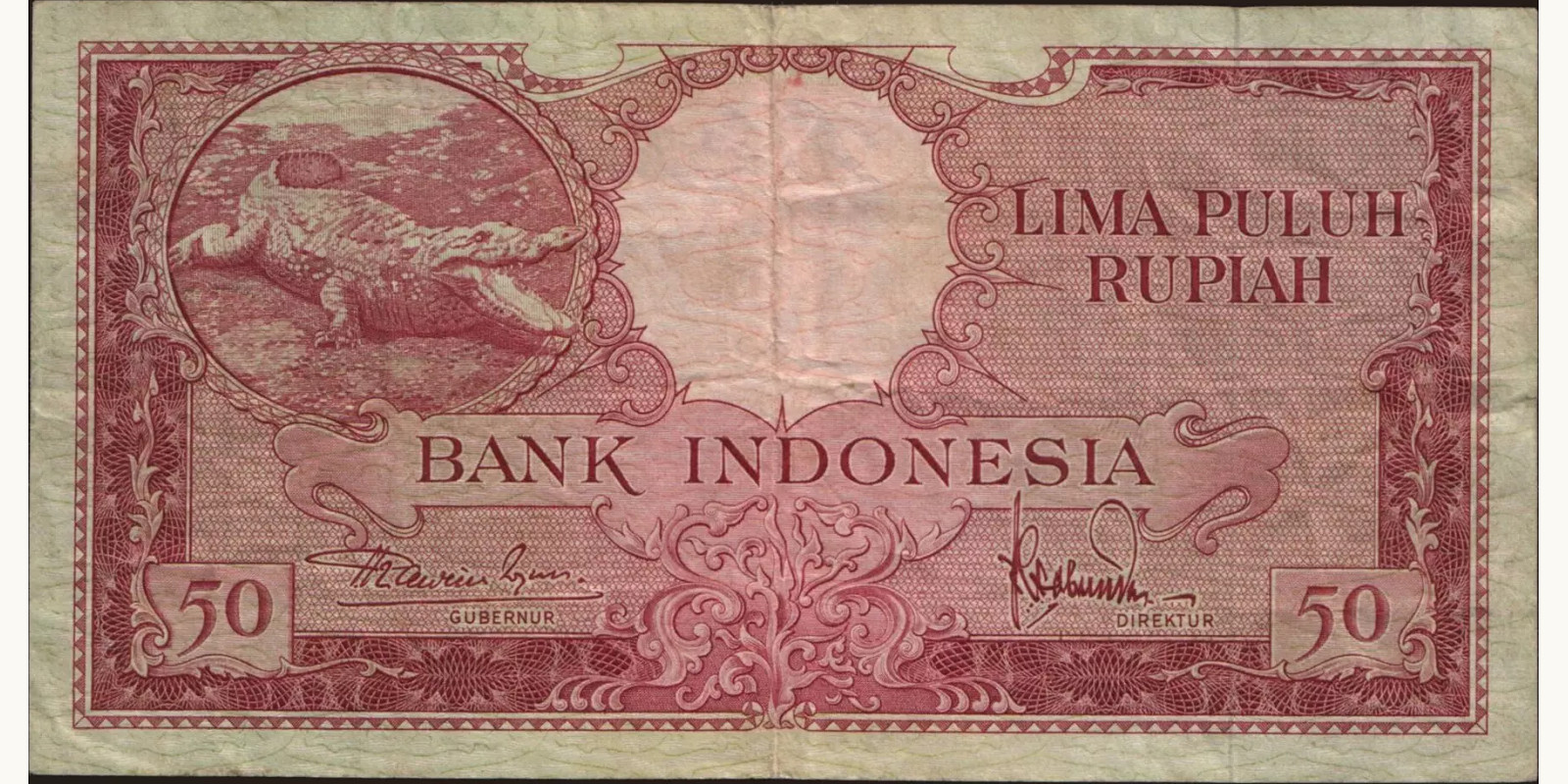 50 rupiah 1957