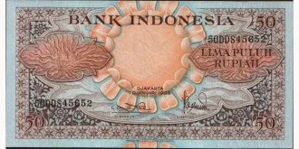 50 rupiah 1959