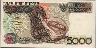 5000 rupiah 1999