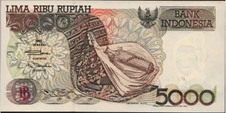 5000 rupiah 2001