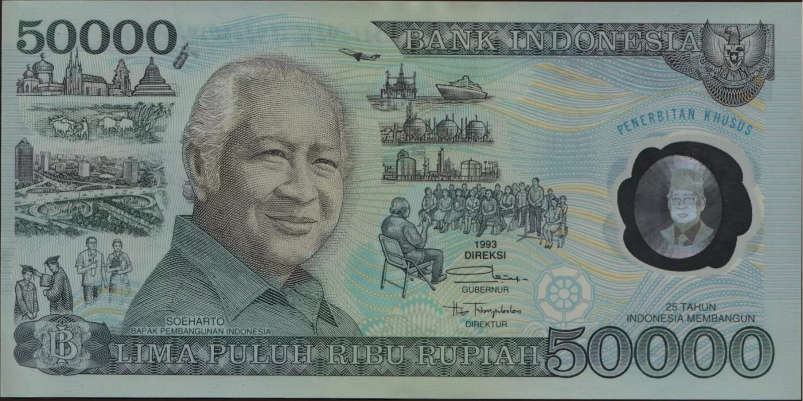 50000 rupiah 1993