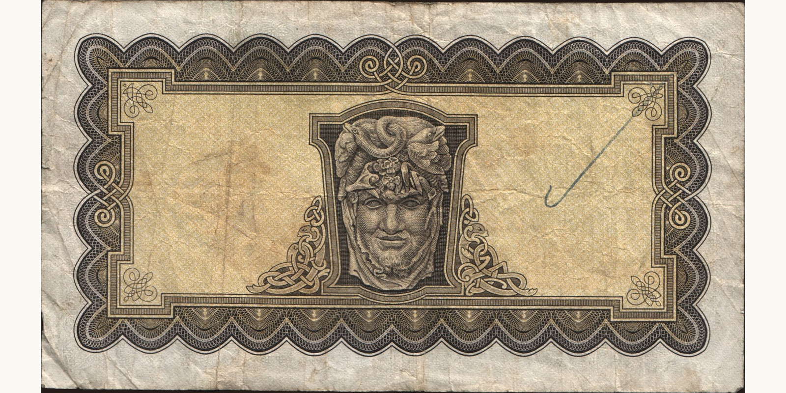 5 pounds Ireland 1968 — Back side