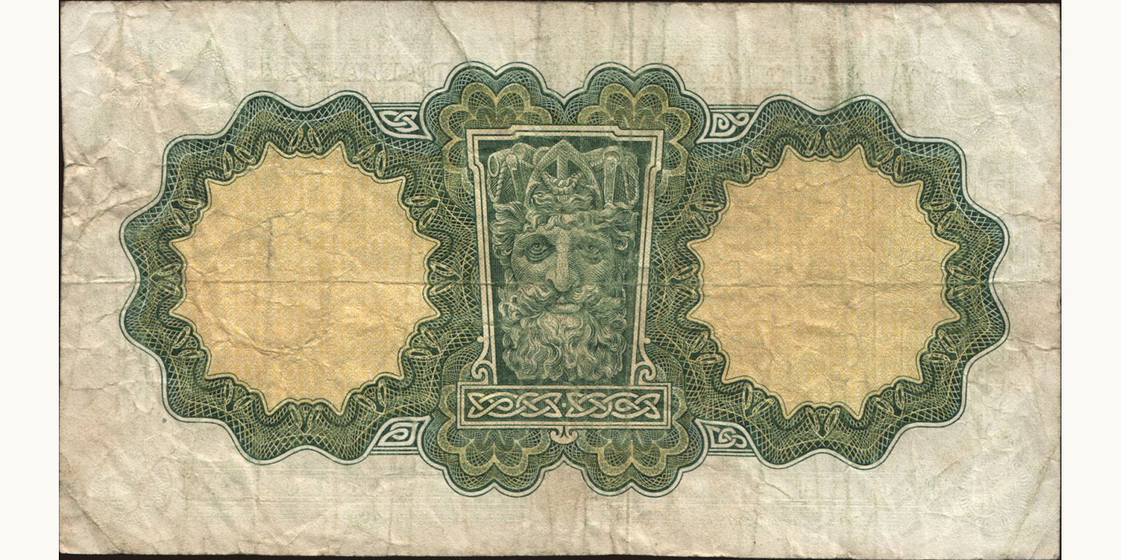 1 pounds Ireland 1974 — Back side