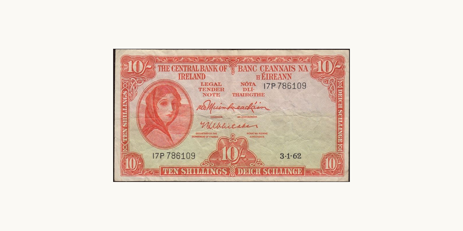 10 shilling 1962