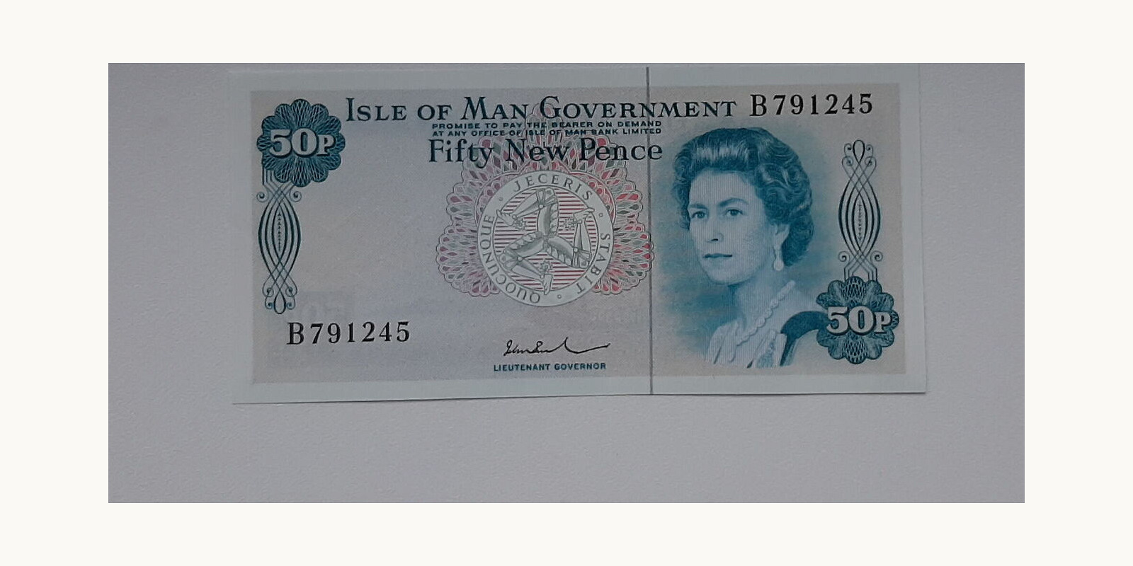 50 pence Isle of Man 1972 — Front side