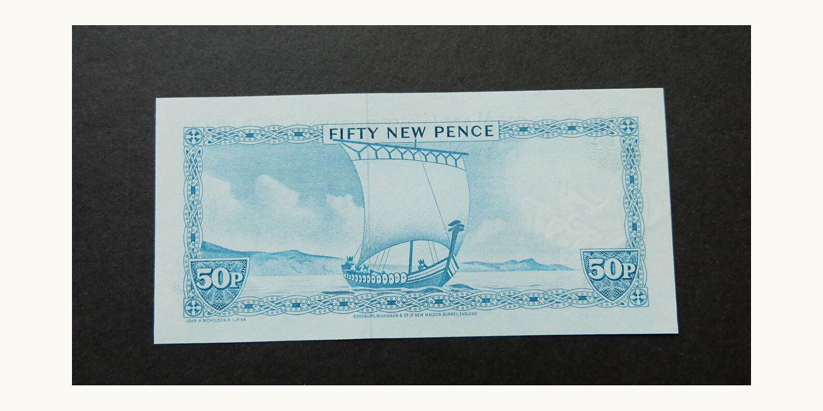 50 pence Isle of Man 1979 — Back side