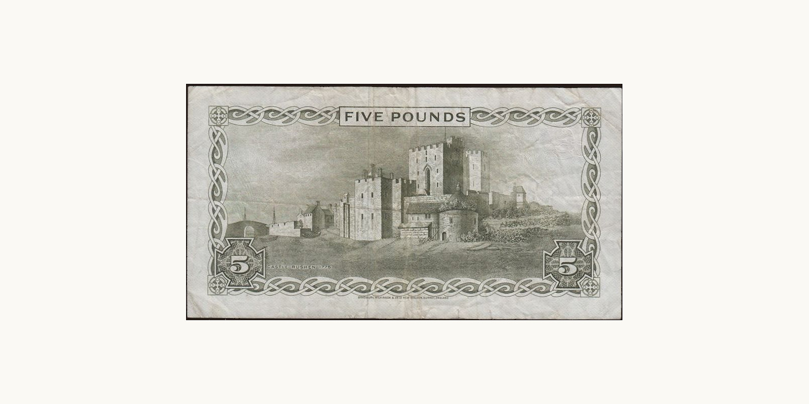 5 pounds о-в Мэн 1979 — Оборотная сторона