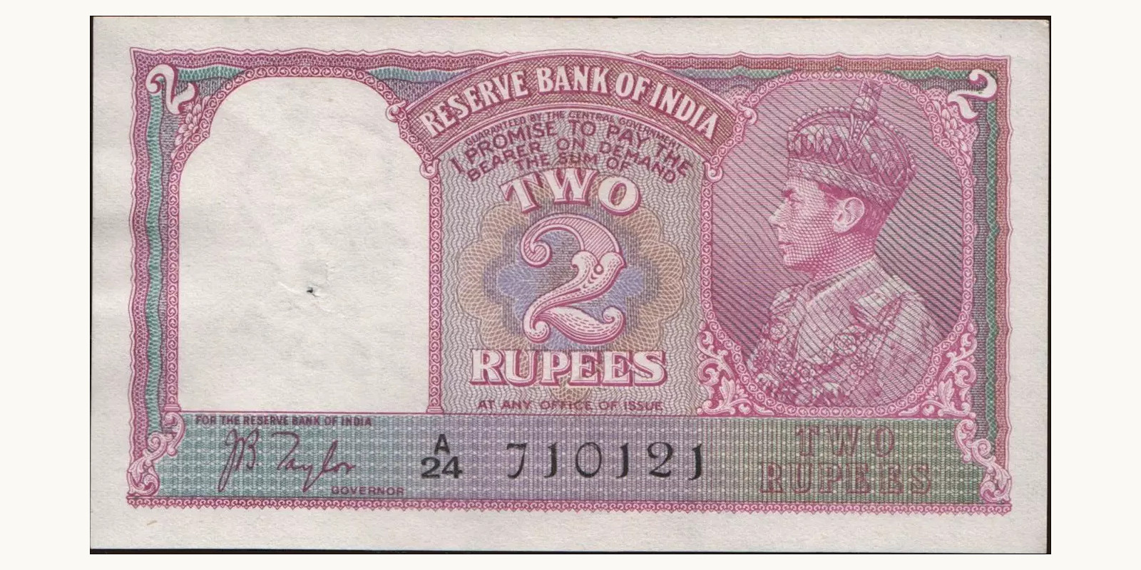 2 rupees 1937