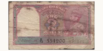 2 rupees 1943